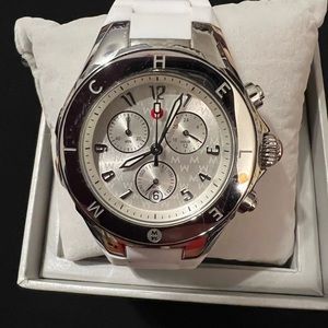 Authentic Michele Jelly watch. Gently used. Only wore a hand full of times.
